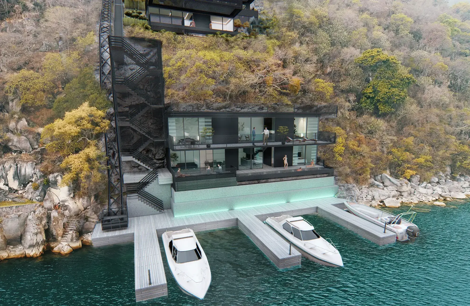The Lake House — exterior